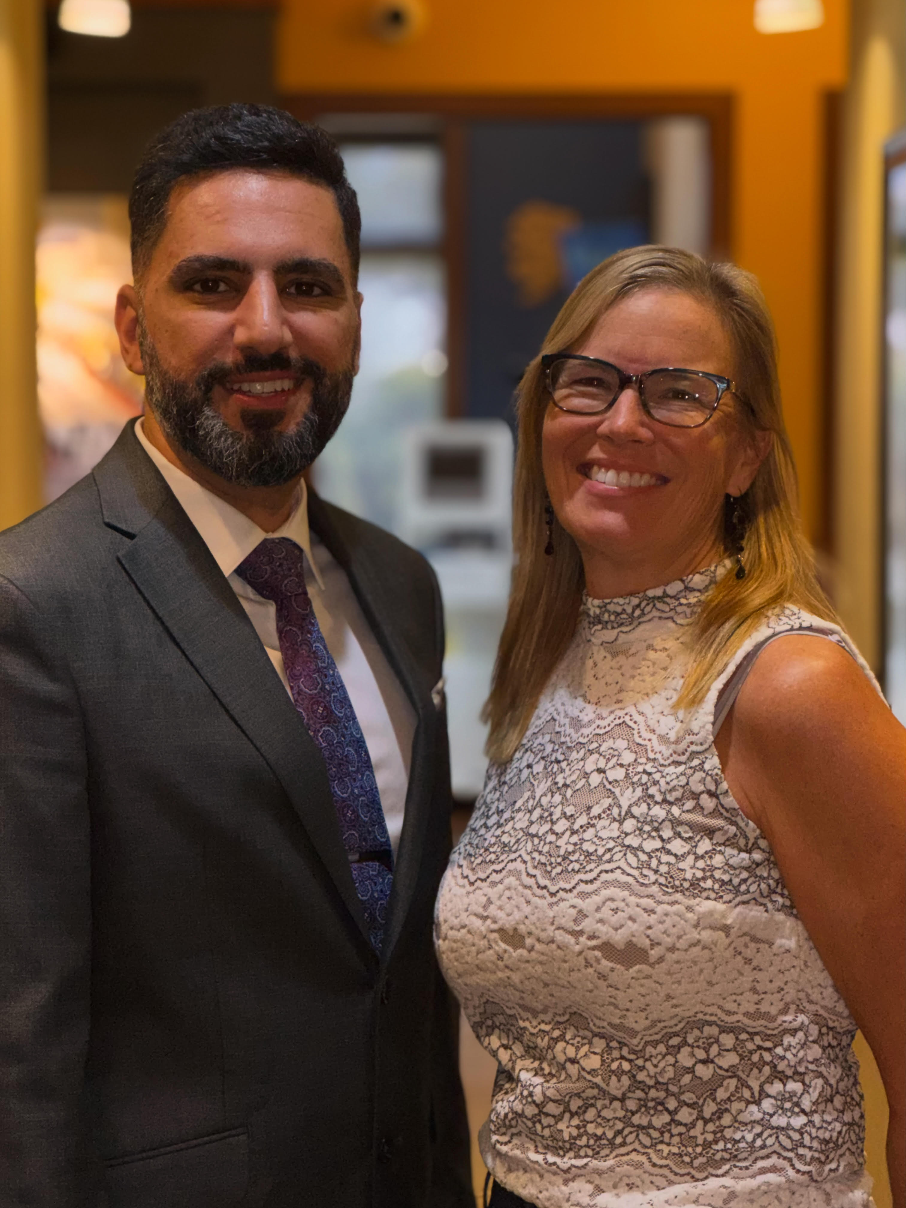 Dr. Mohammed Atra and Dr. Polly Michaels